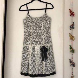 Black and white dress